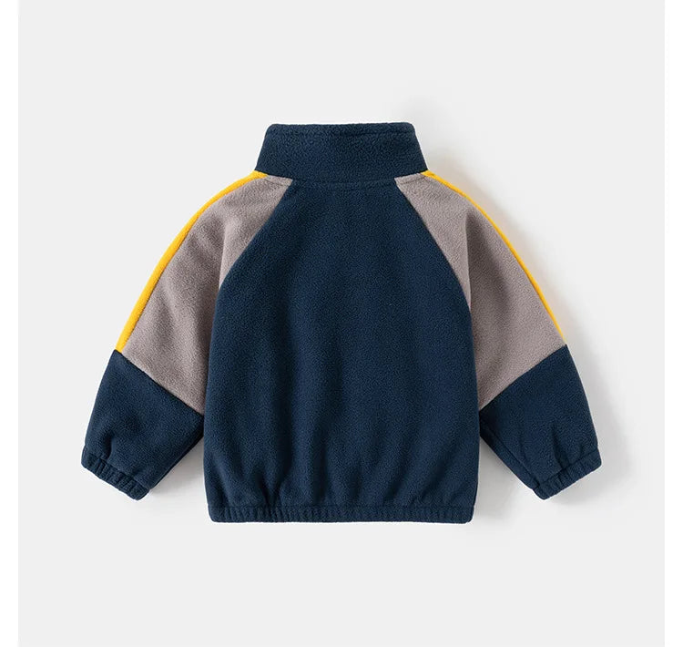 Toddler Color Block Fleece/ Blue