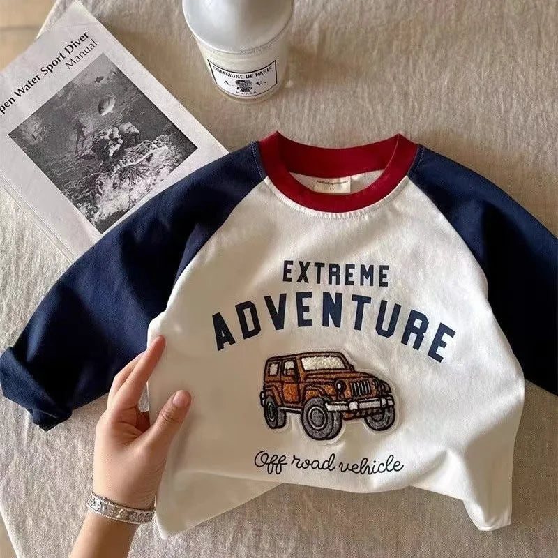 Toddler Baseball Tee-Truck