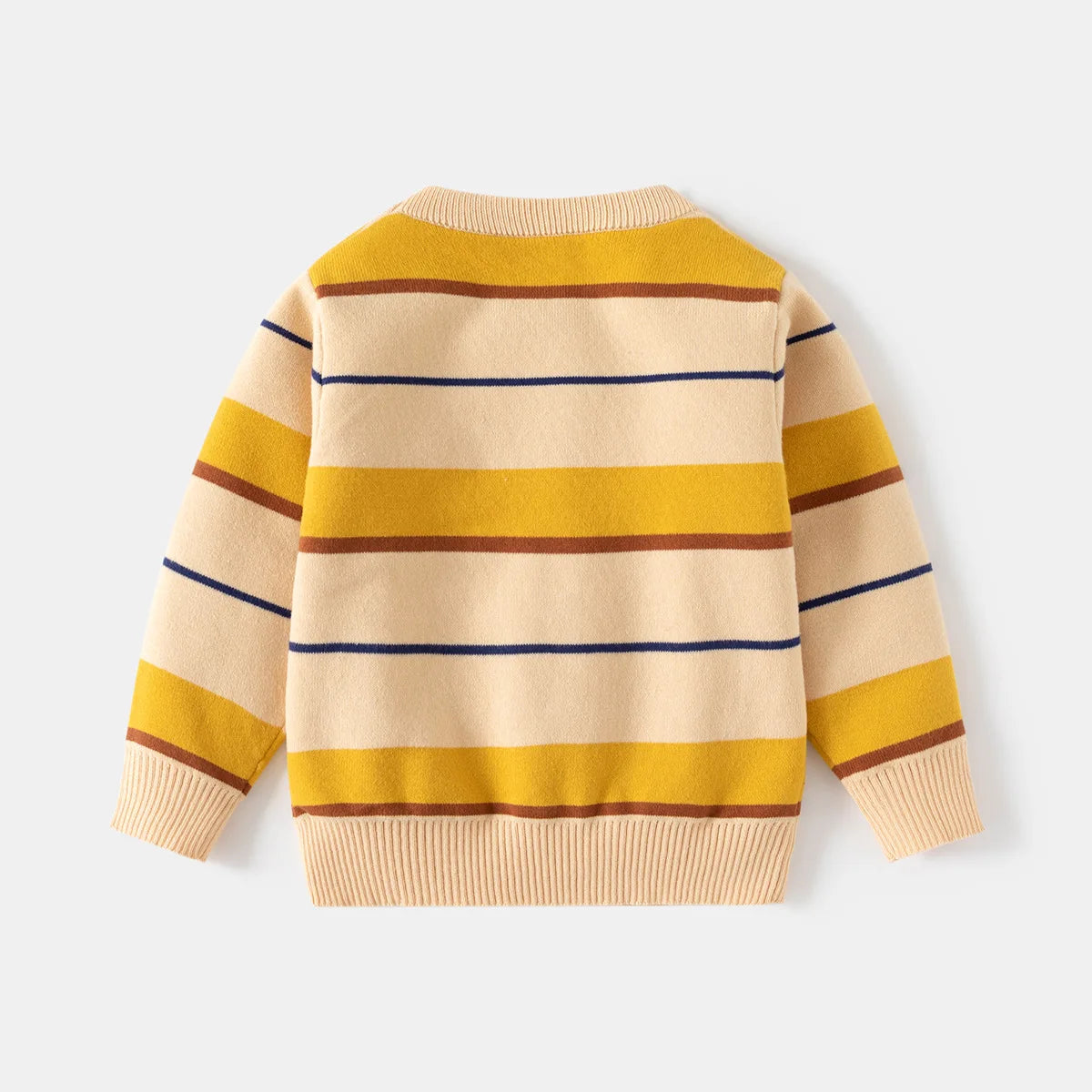 Striped Pullover-Yellow