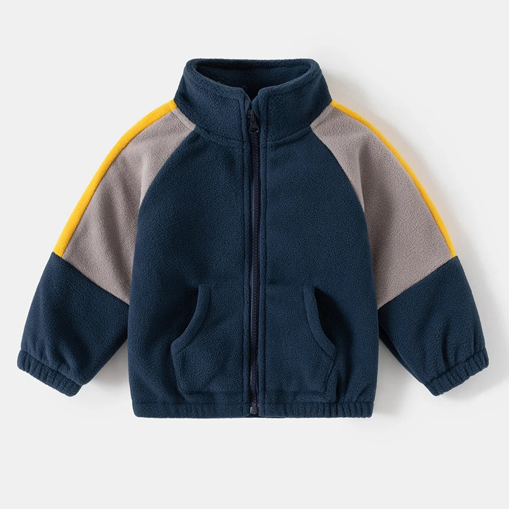 Toddler Color Block Fleece/ Blue