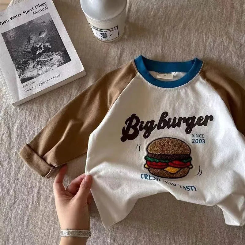 Toddler Baseball Tee-Burger