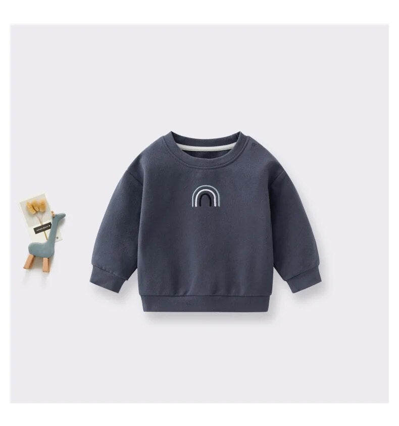 Toddler Pull Over Cozy Top-Grey