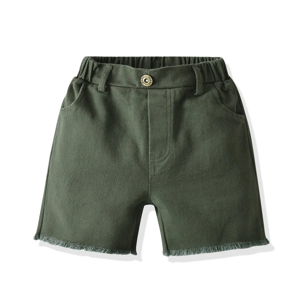 Toddler Boys Green Shorts/ My Little Guys Closet