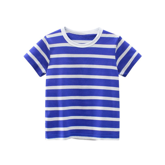 Striped T Shirt Blue